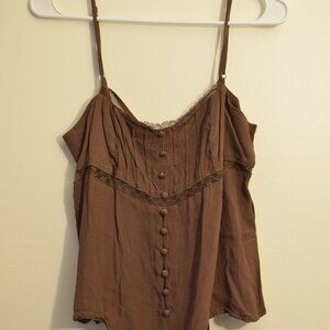 Brown Wild Fable Tank Top, Size Medium